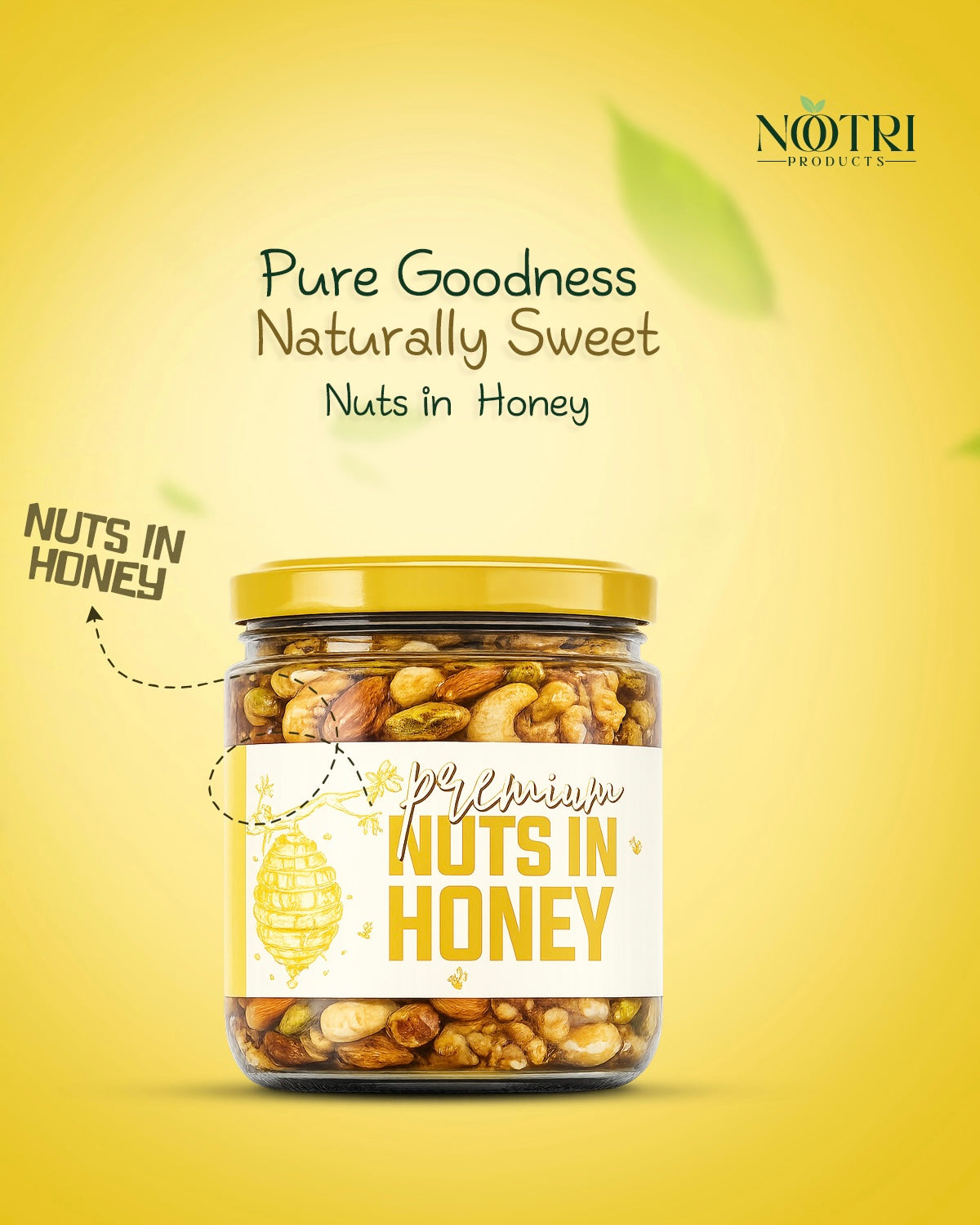 Premium nuts in honey(600 grams)