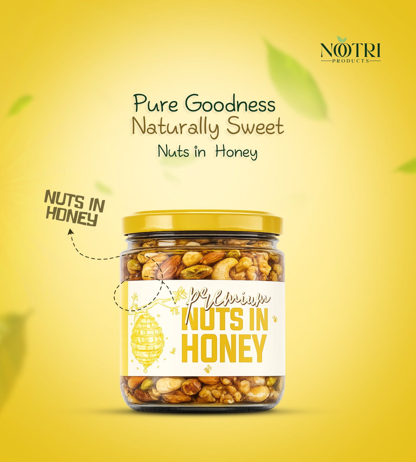 Premium nuts in honey(600 g)